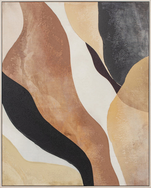 Still, Painting, Framed poster, Poster, H100xW80xD3,8cm, Sand